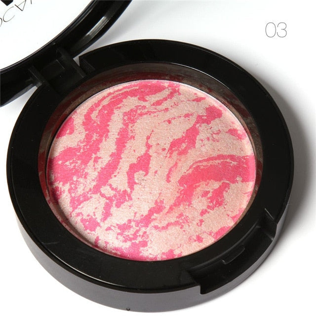 Baked Blush 6-Color Palette for Naturally Radiant Cheeks