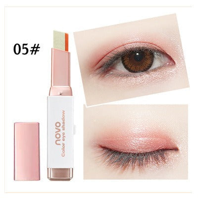 Dual-Tone Eyeshadow Stick for Fast Dimensional Looks