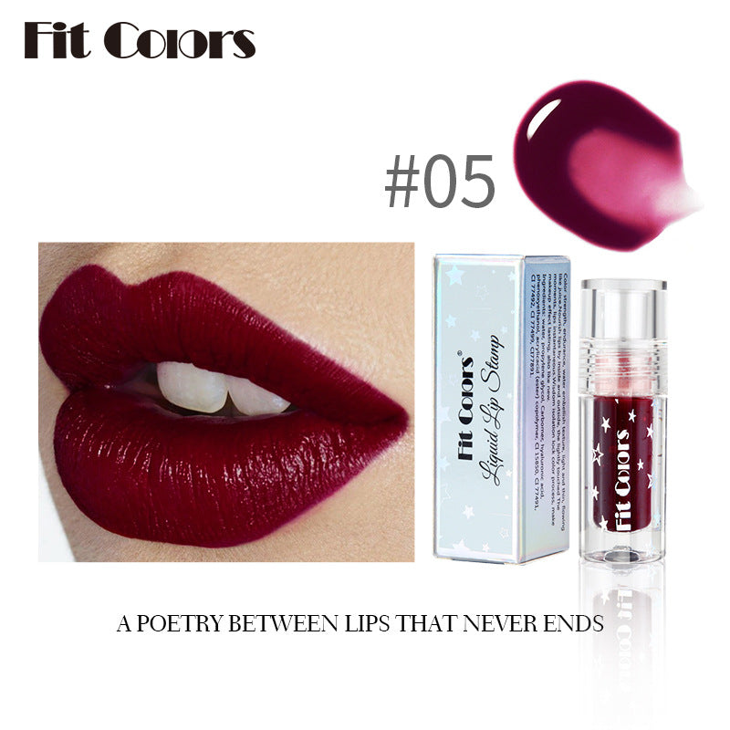 Liquid Lip Dye Set: Five Bold Shades For Easy Touch-Ups
