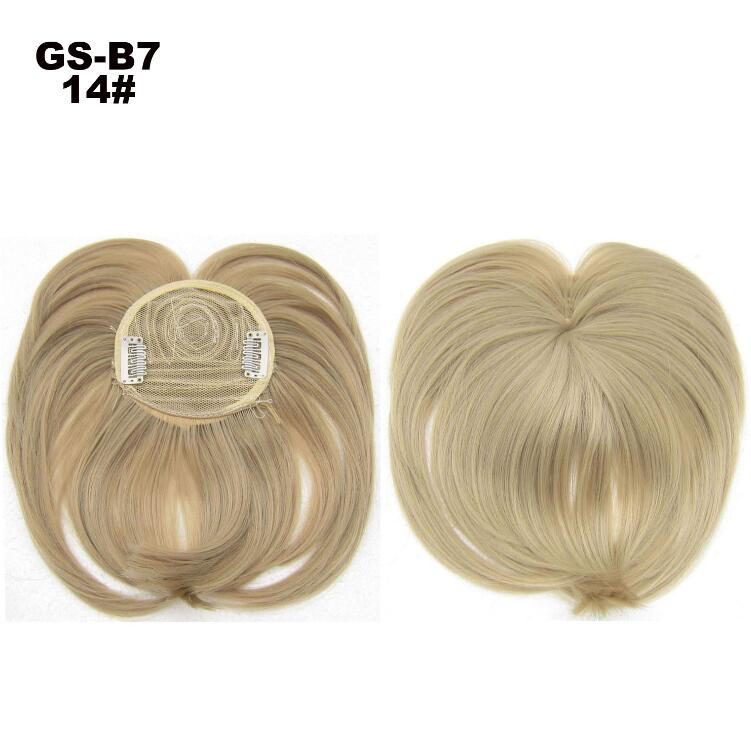 Clip In Bangs Synthetic — Blunt Fringe Hairpiece in 9+