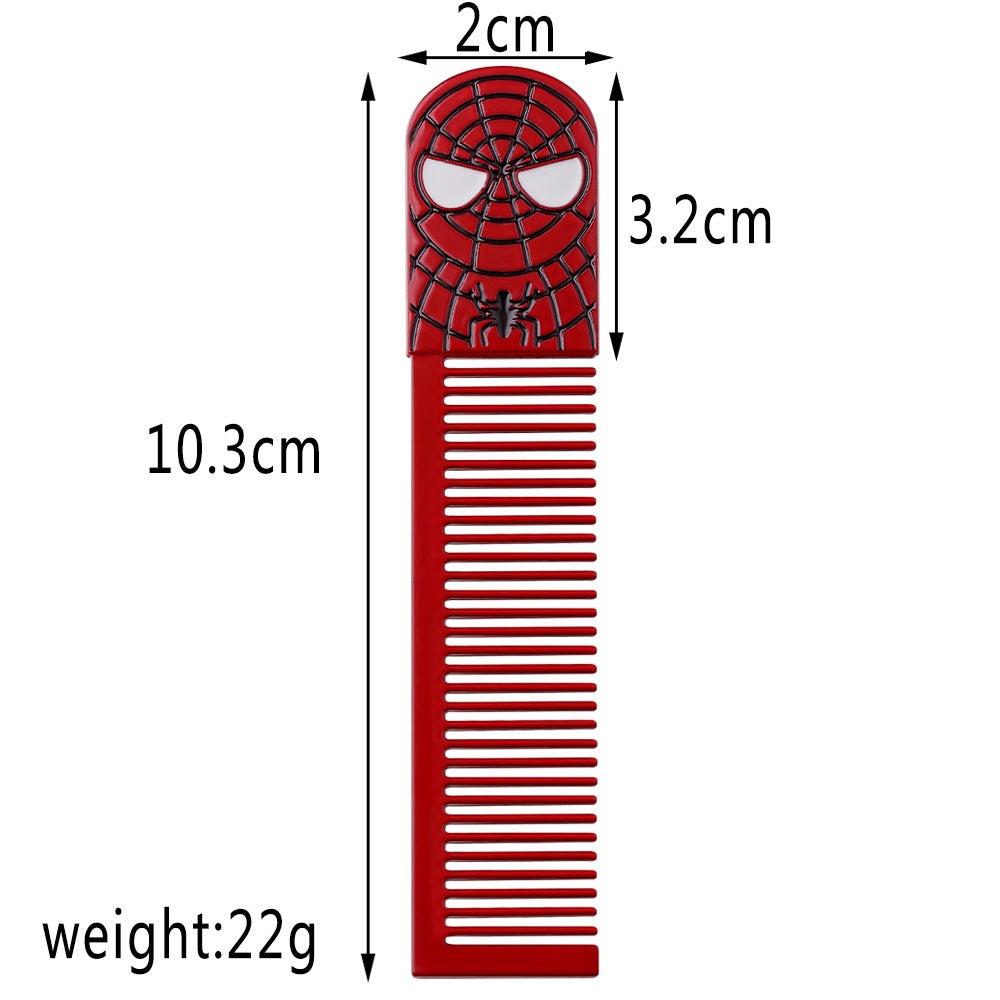 Marvel Character Combs Set — 8 Superhero Hair Accessories