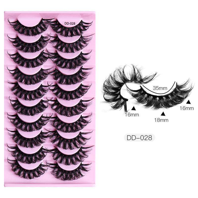 False Eyelashes: 10-Pair Dramatic Multi-Style Set