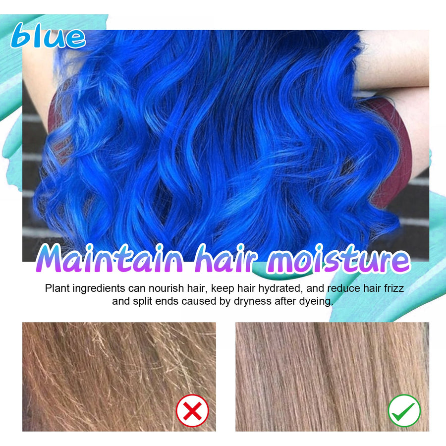 Hair Coloring Wax Cream for Easy Vivid Styling Color