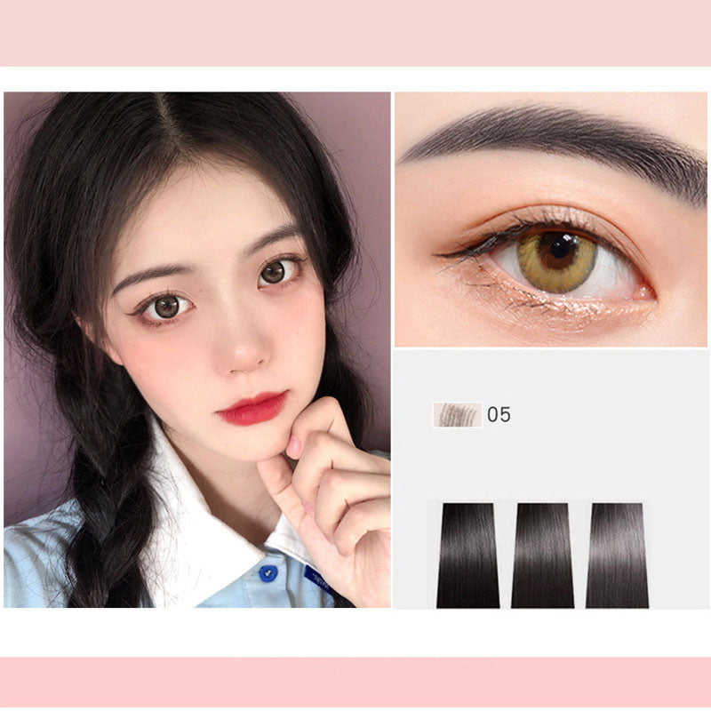 Four-Tip Eyebrow Pencil for Natural Hair-Like Strokes