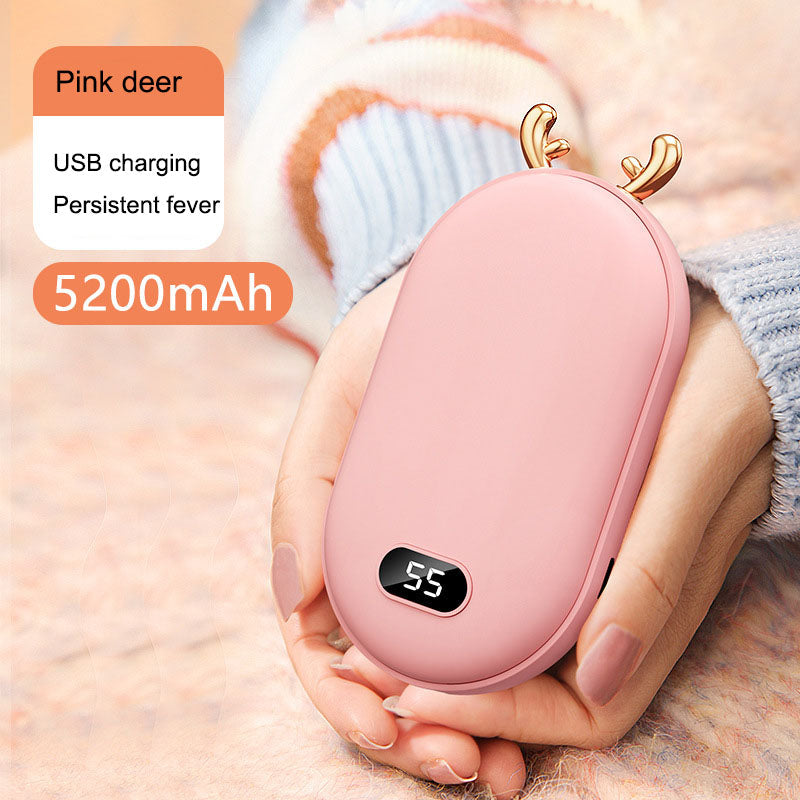 Hand Warmer Power Bank — 10000mAh, 7-Hour Heat, Astronaut