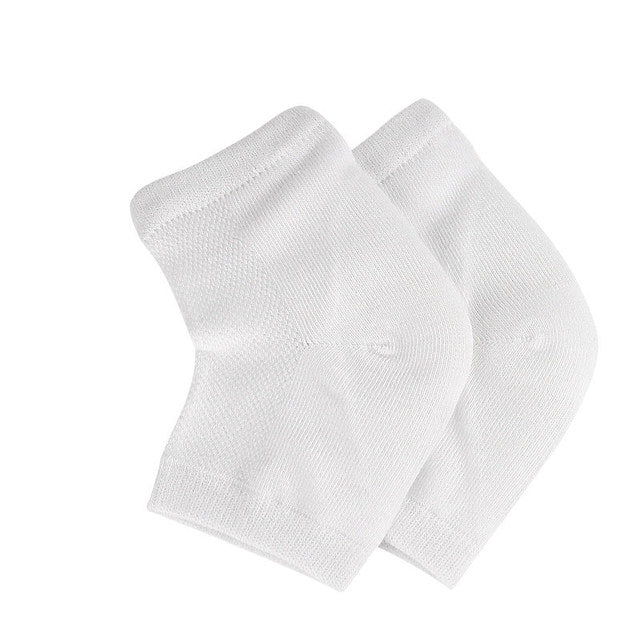 Silicone Gel Heel Socks for Cracked, Dry Foot Skin