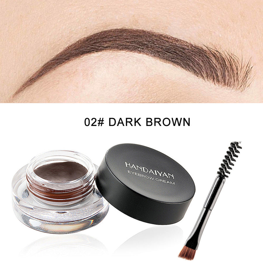 Waterproof Eyebrow Gel & Eyeliner Cream, 12 Colors