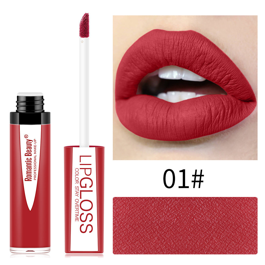 Matte Lip Gloss – Long-Wearing Berry & Burgundy Color