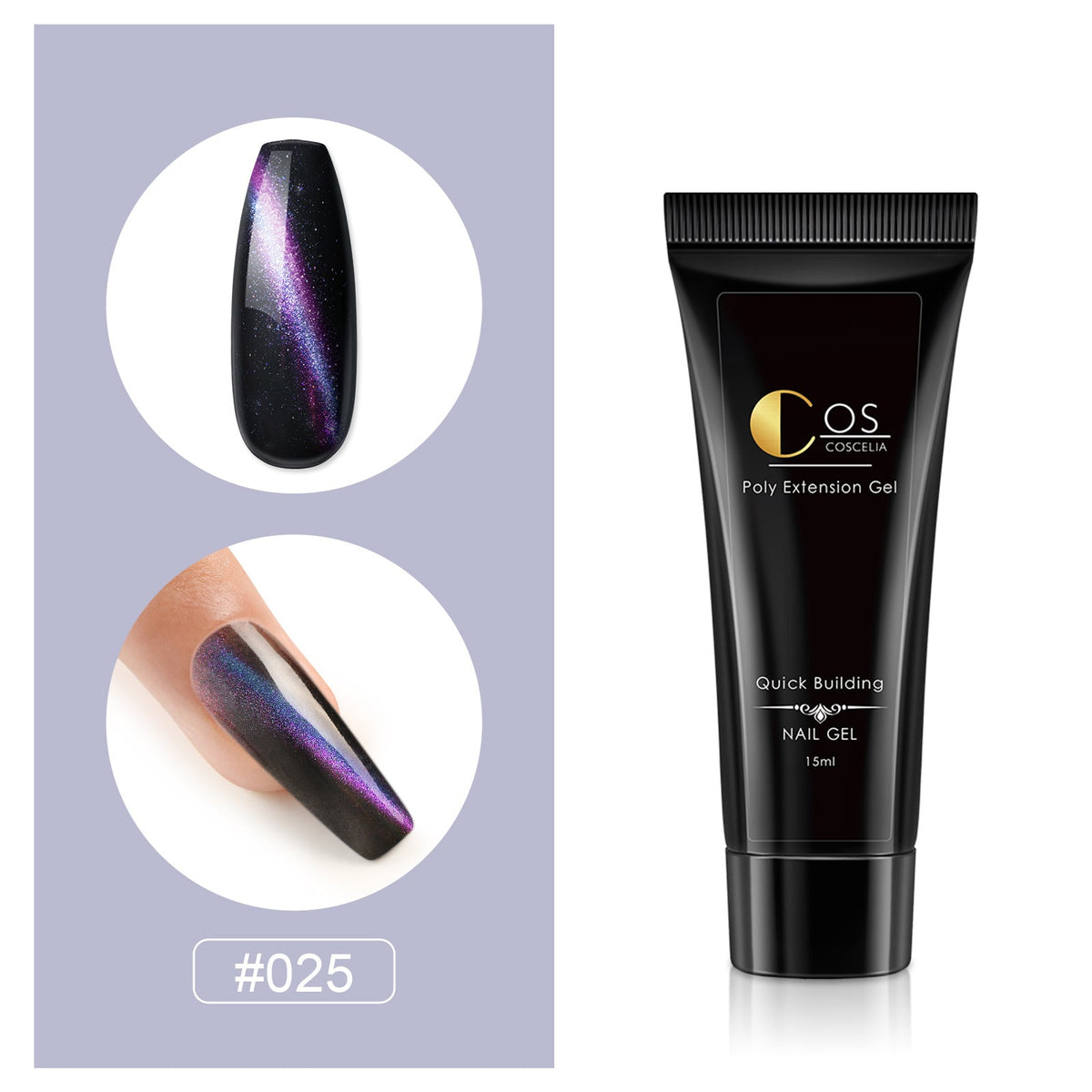 Painless Fast Crystal Extension Glue Cat Eye Manicure Photot