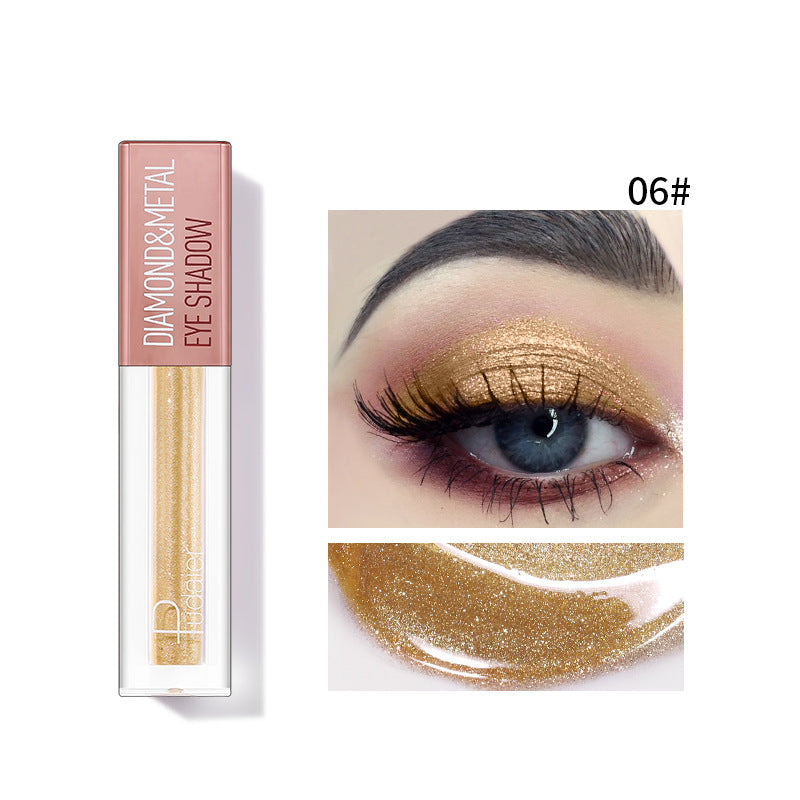 Liquid Eye Shadow for High-Shine Diamond-Metal Sparkle