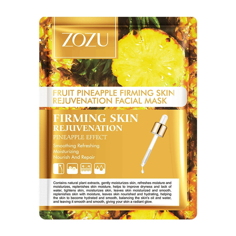 Fruit Sheet Masks for Oil Control, Brightening & Hydration