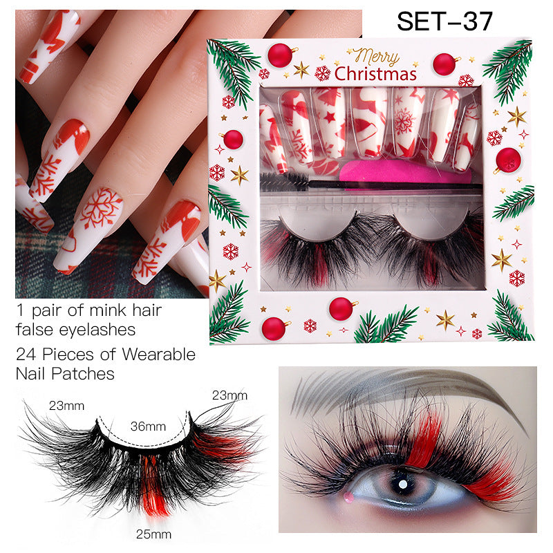 Christmas Nail and Lash Kit for Effortless Festive Glam