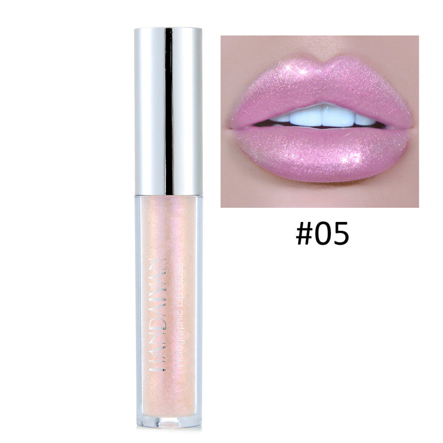 Holographic Lip Gloss for Luminous Mermaid-Inspired Shine