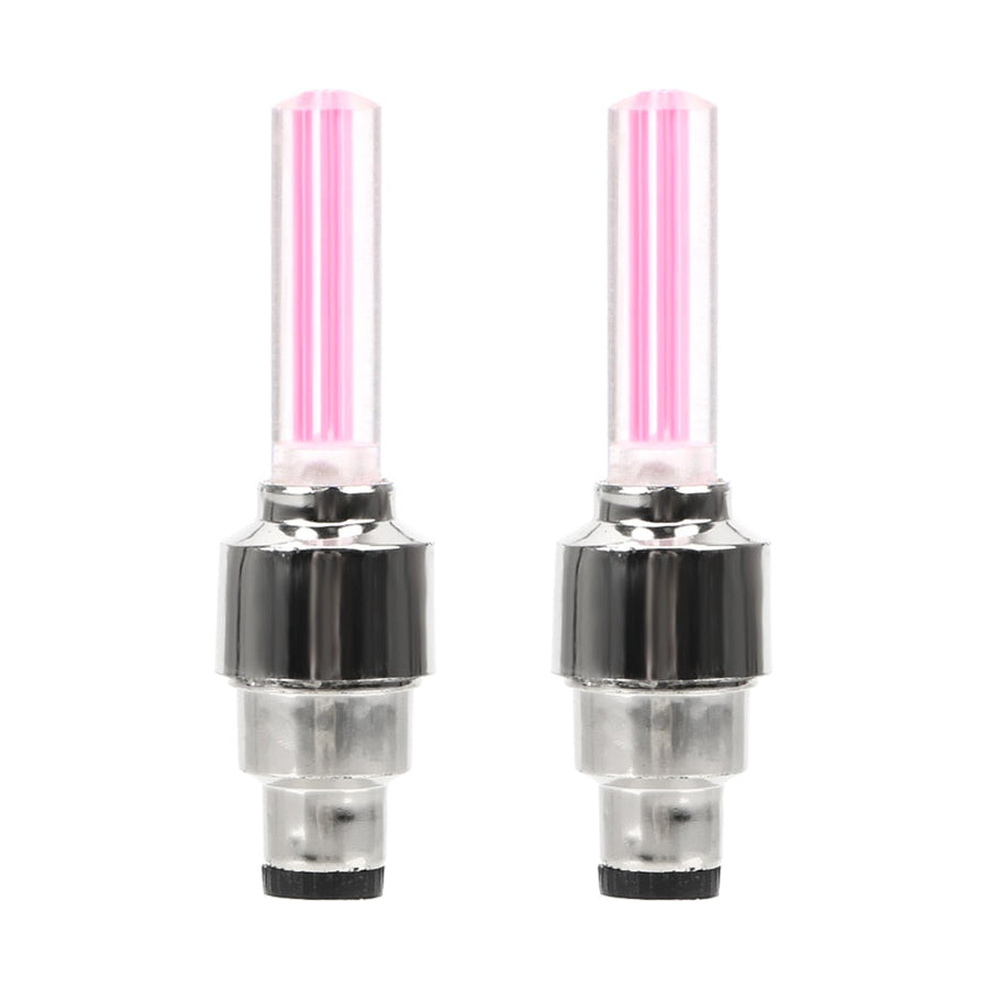 LED Tire Valve Cap Lights — Glowing Wheel Effect