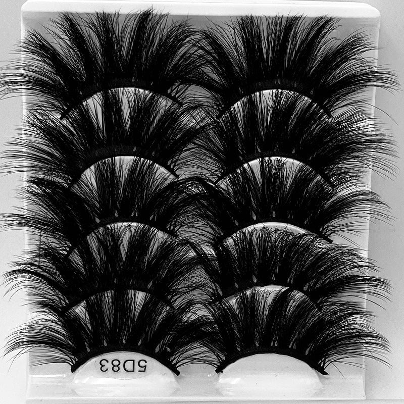 25mm 5D Mink False Eyelashes for Dramatic Eye Volume