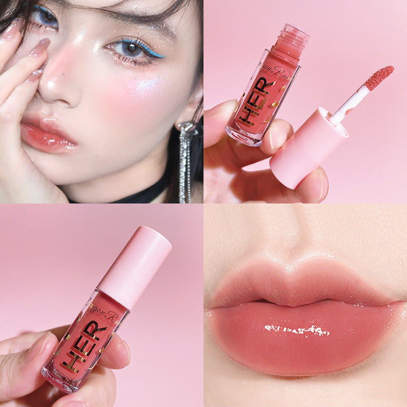 Glazed Mirror Water Lip Gloss for Juicy Glass Shine