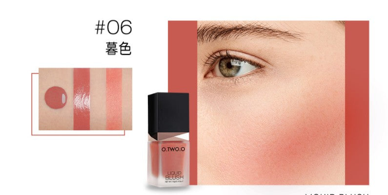 O.TWO.O Liquid Blush - Buildable Natural Cheek Color