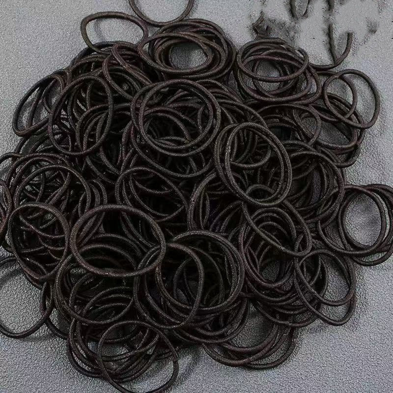 100 Hair Ties in a Reusable Jar for Everyday Styles