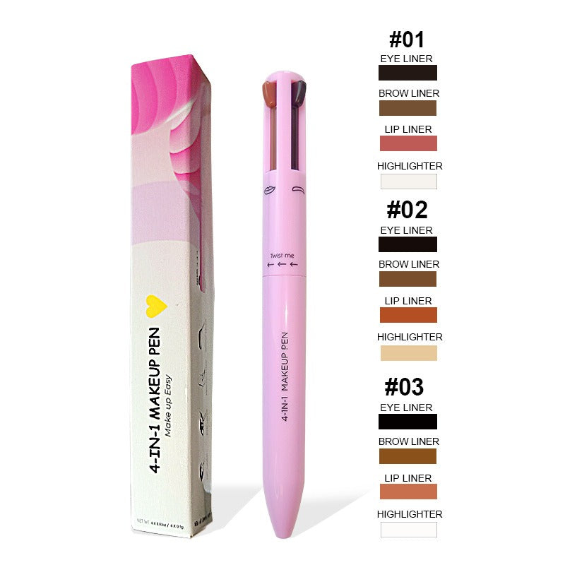 4-in-1 Makeup Pen for Brows, Eyes, Lips & Highlight