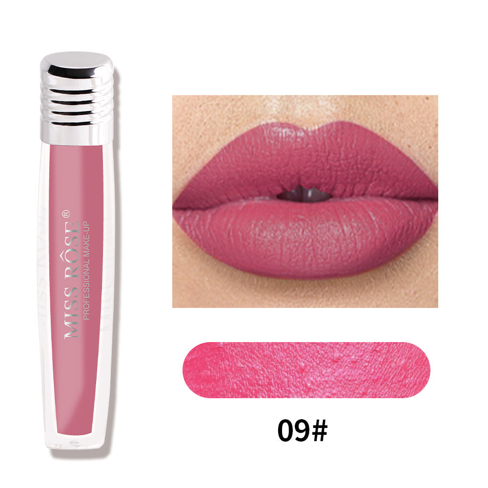 Liquid Matte Lip Gloss - 16 Shades, Velvet Color Finish