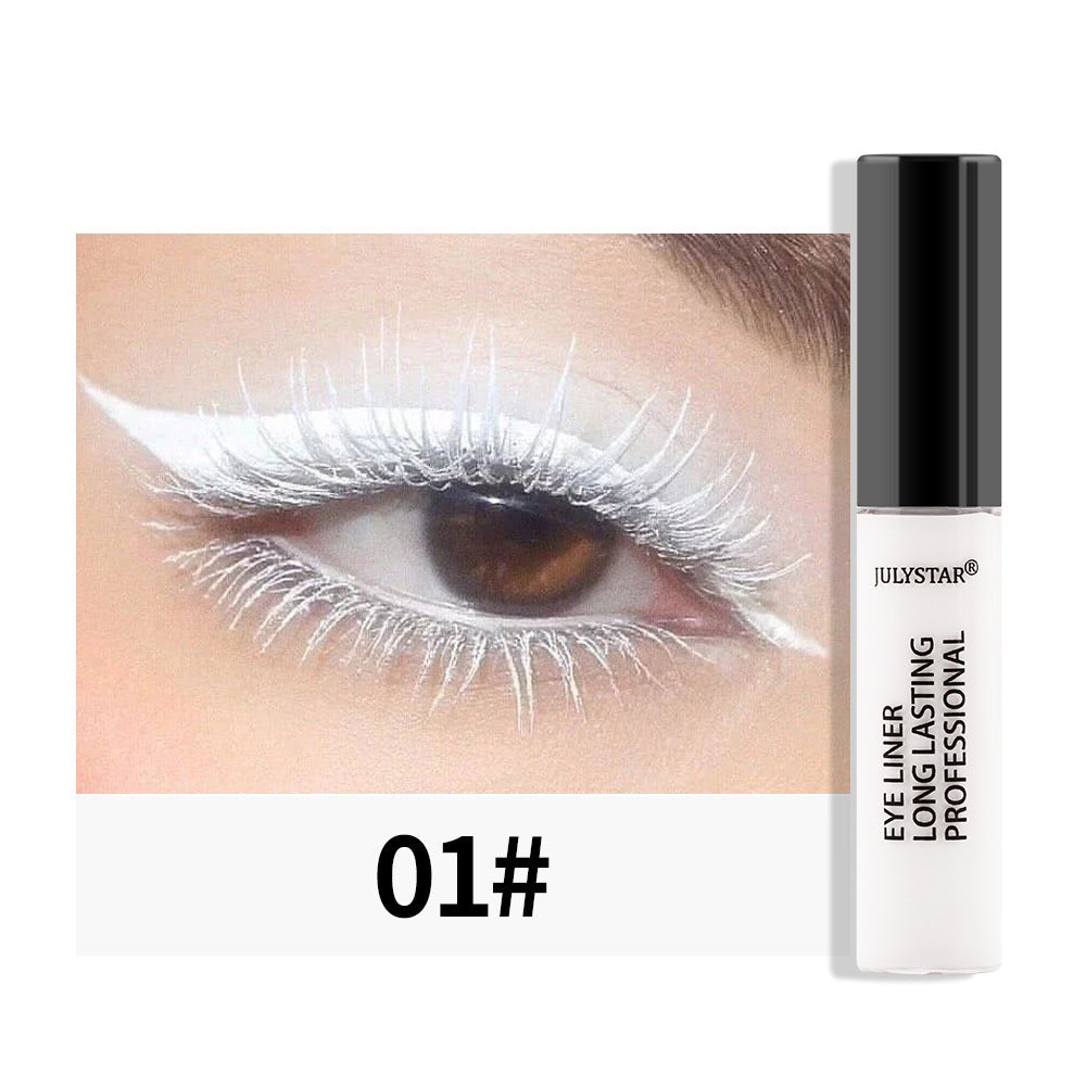 8-Color Liquid Eyeliner Pen for Precise Graphic Looks