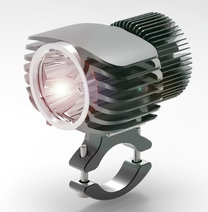 Motorcycle LED Headlight Spotlight — 2,700 Lumens