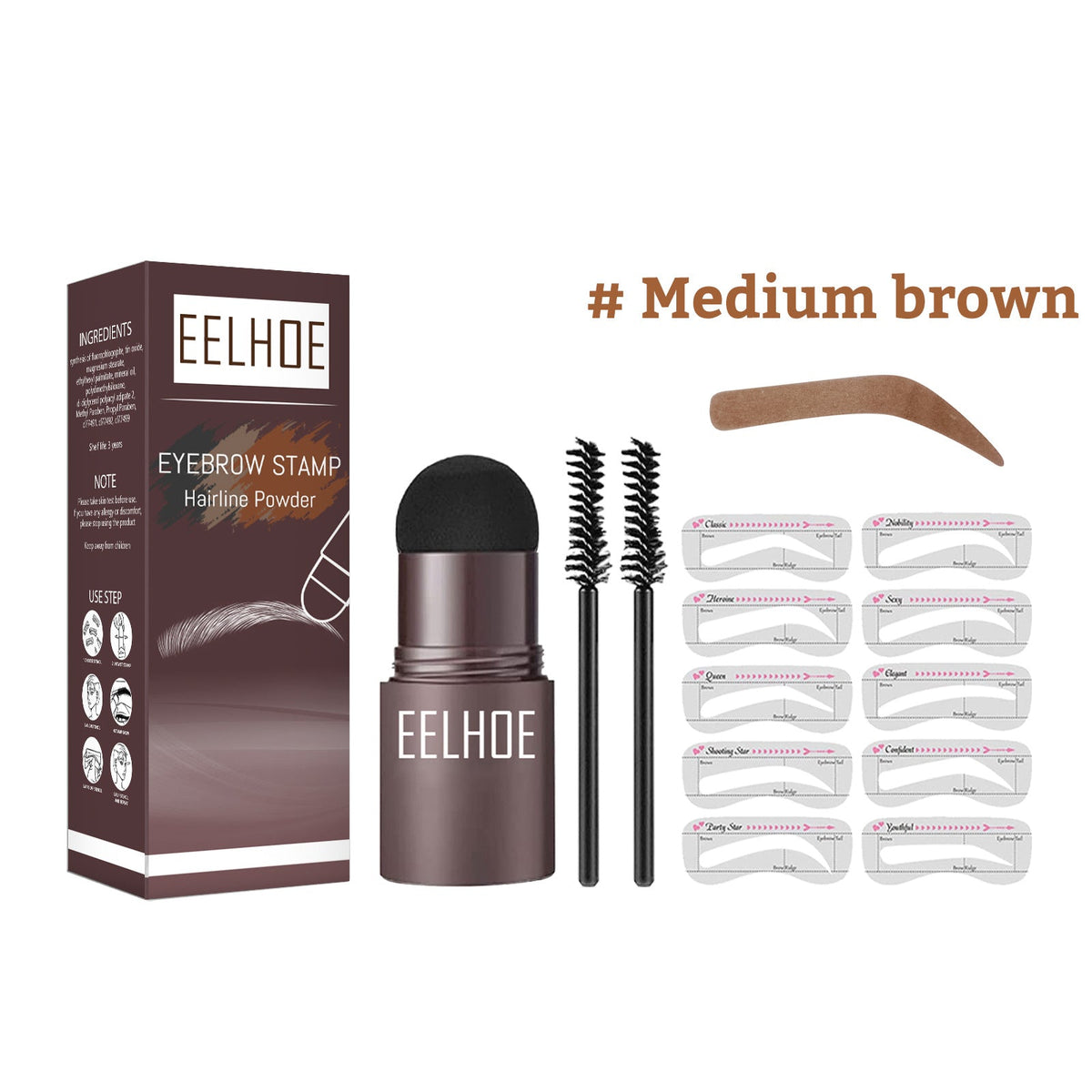 Eyebrow Stamp Powder — Instant Waterproof Brows