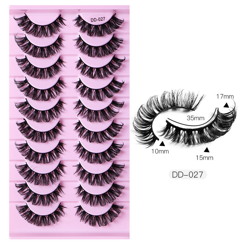 False Eyelashes: 10-Pair Dramatic Multi-Style Set