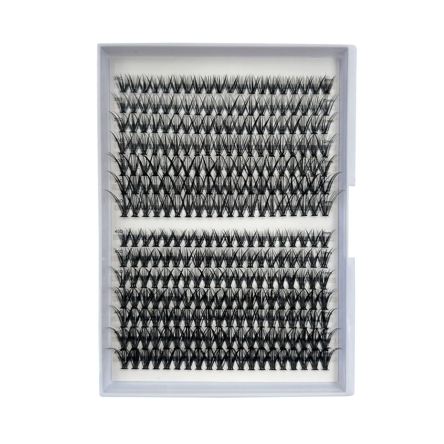 DIY Cluster Eyelash Extensions with Custom 8–16mm Lengths