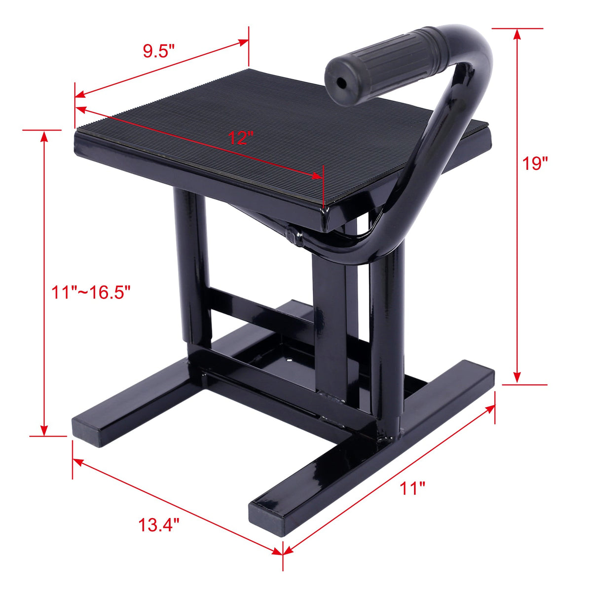 Motorcycle Lift Stand — 330 lbs Stable Support, 11‑16.5