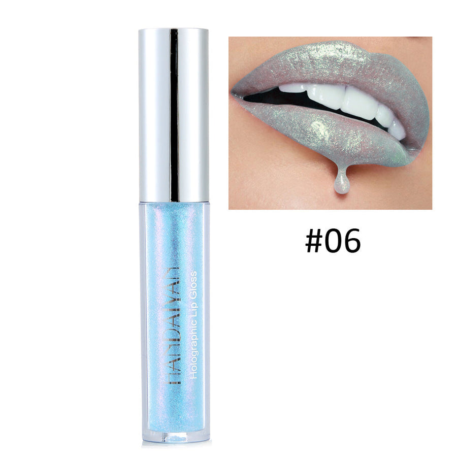 Holographic Lip Gloss for Luminous Mermaid-Inspired Shine