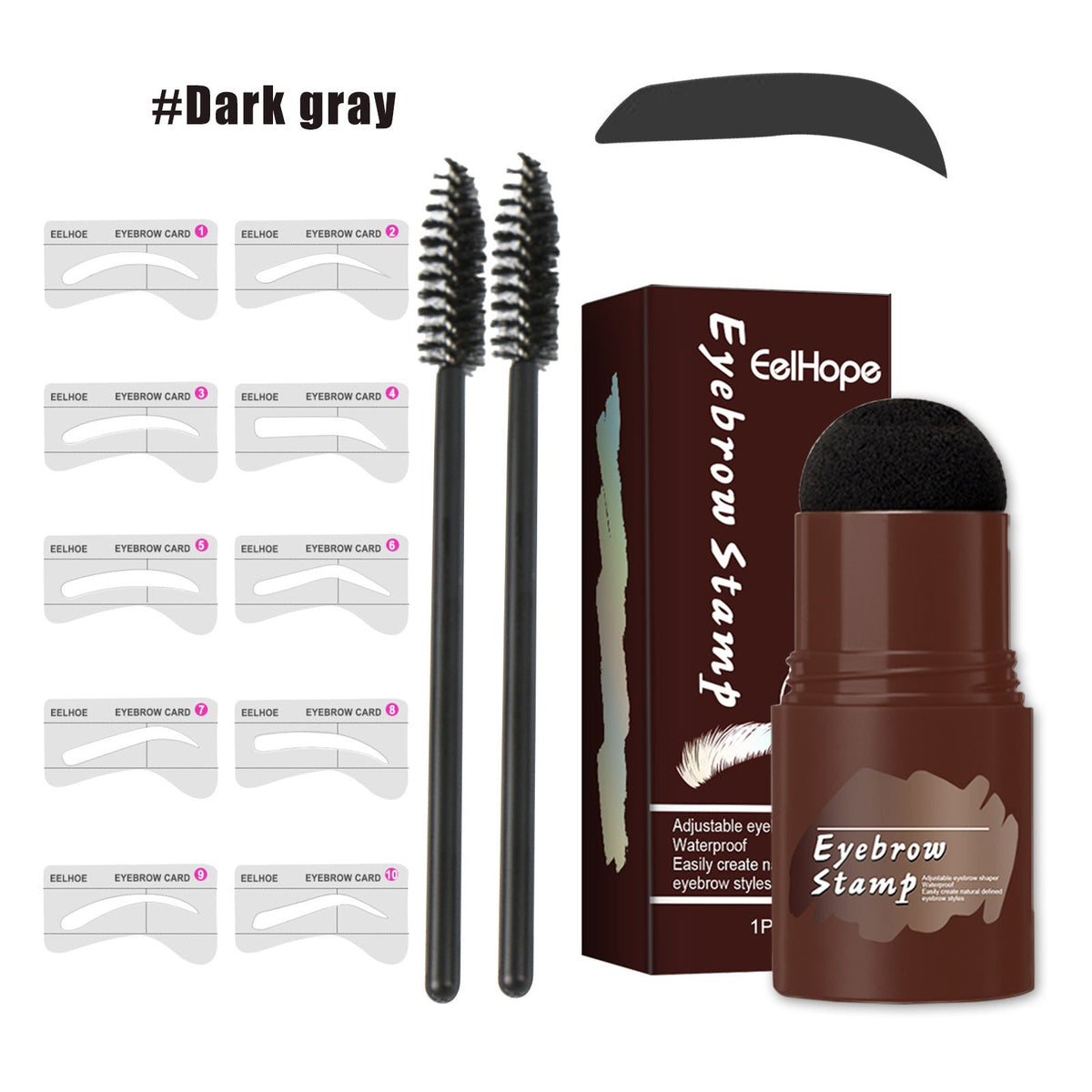 Eyebrow Stamp Kit for Fast, Natural-Looking Brow Shape