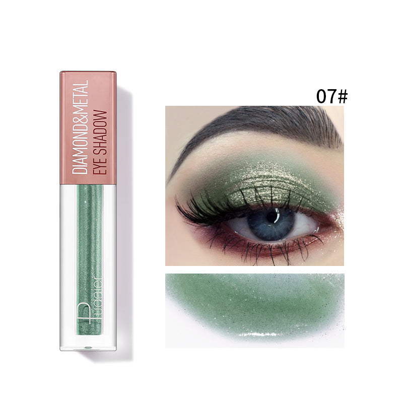 Liquid Eye Shadow for High-Shine Diamond-Metal Sparkle