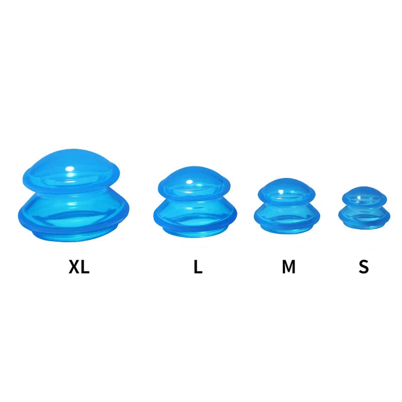 Silicone Cupping Set — Safe Suction Therapy for Cellulite