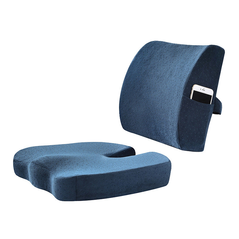 Gel Seat Cushion Set — Cool Ergonomic Support for Car & Office