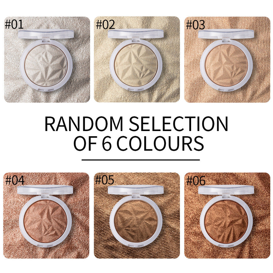 Pressed Highlighter Makeup Powder for Intense Glow