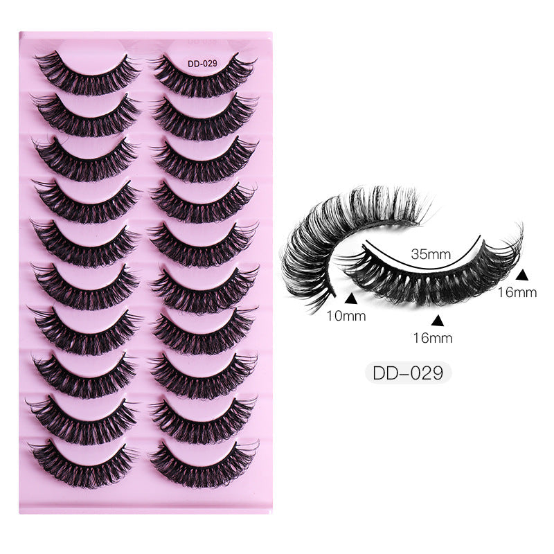 False Eyelashes: 10-Pair Dramatic Multi-Style Set