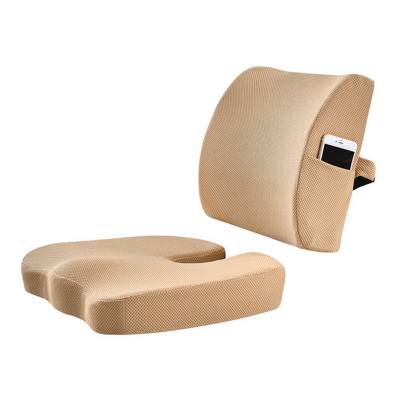 Gel Seat Cushion Set — Cool Ergonomic Support for Car & Office
