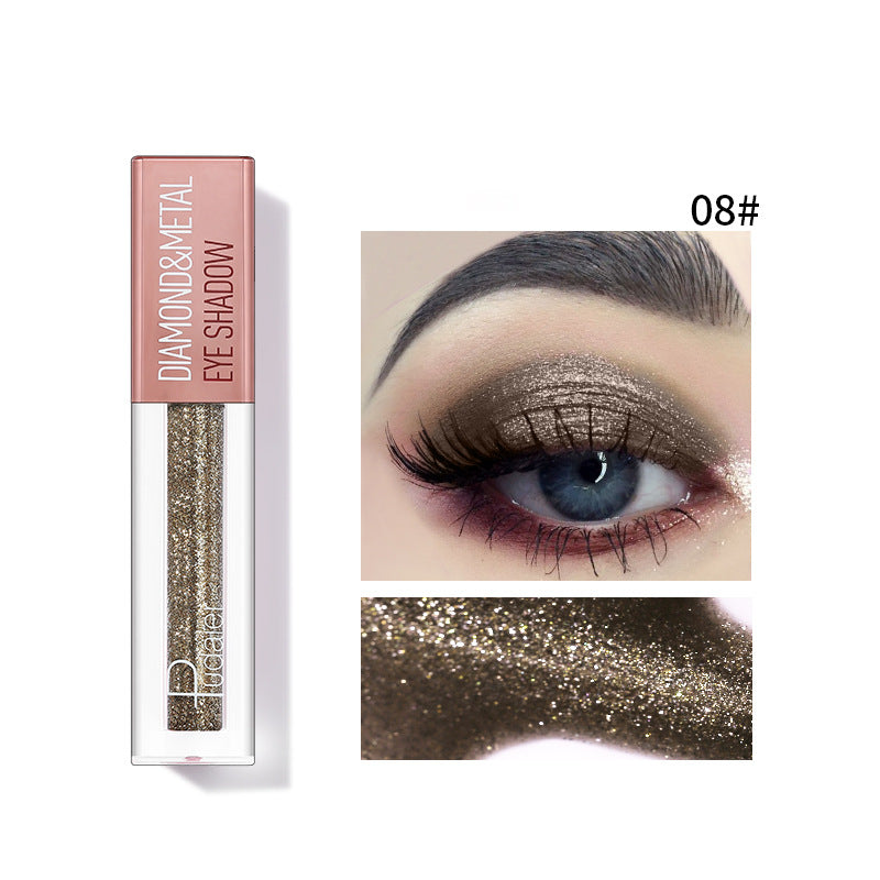 Liquid Eye Shadow for High-Shine Diamond-Metal Sparkle