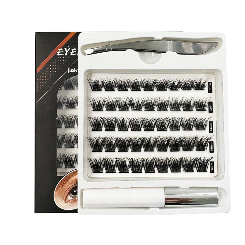 DIY Cluster Eyelash Extensions with Custom 8–16mm Lengths