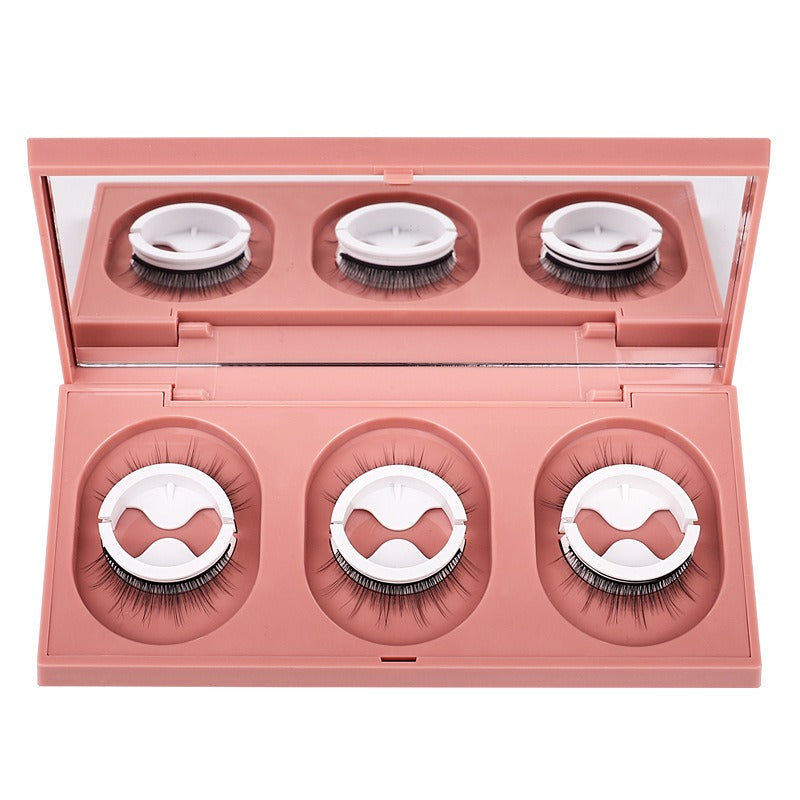 Self-Adhesive False Eyelashes With Built-In Mirror