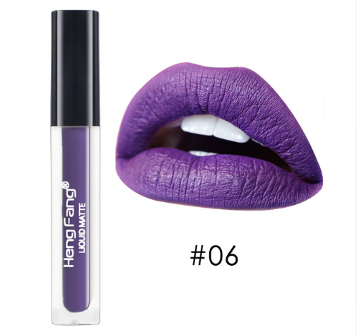 Waterproof Matte Liquid Lipstick – 20 Vivid Shades