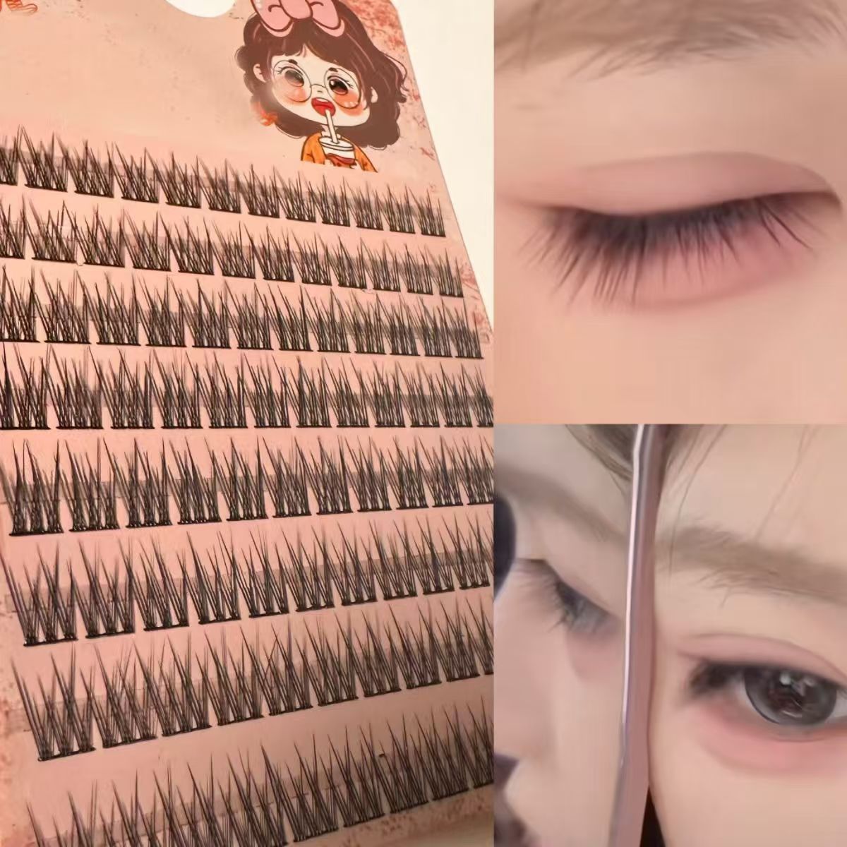 Segmented False Eyelashes for Custom Natural Volume