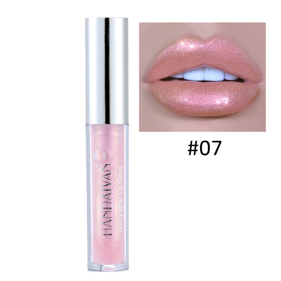 Holographic Lip Gloss for Luminous Mermaid-Inspired Shine