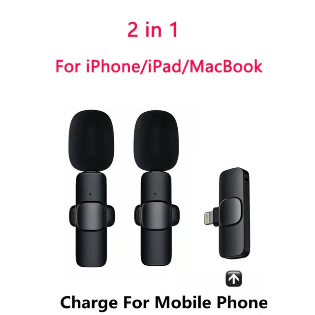 Buttonhole Wireless Lavalier Mic — Crystal‑Clear Audio Up