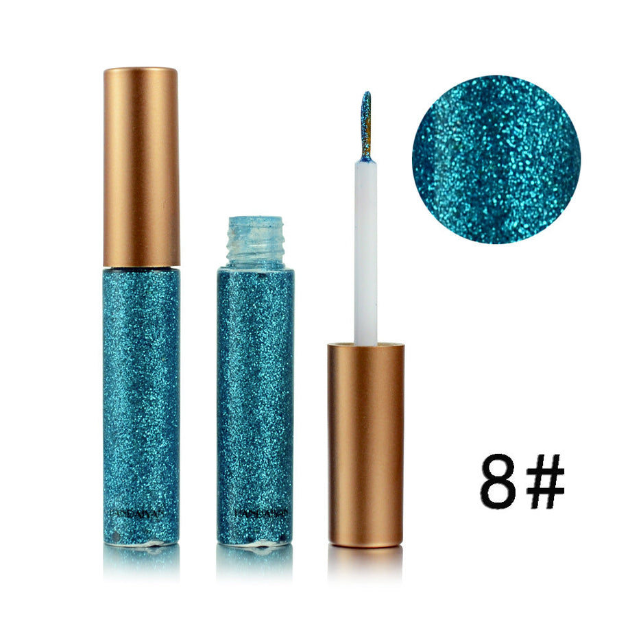 Glitter Eyeliner for Colorful Reflective Eye Looks
