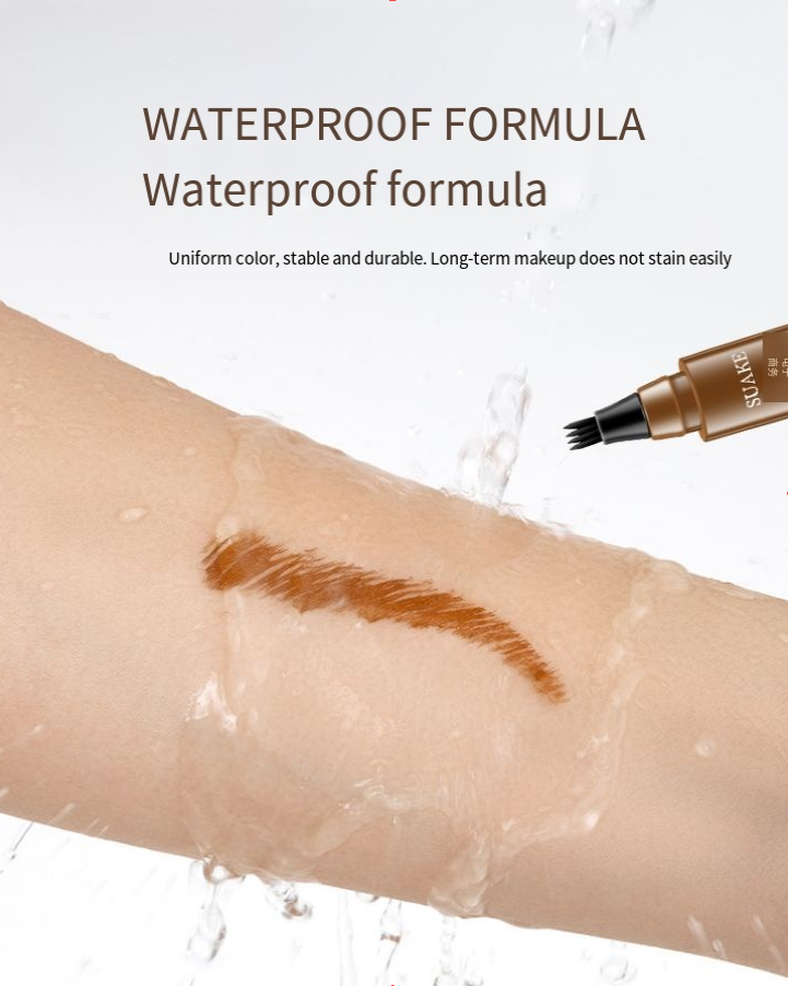 Fork Tip Liquid Eyebrow Pencil for Natural Brows