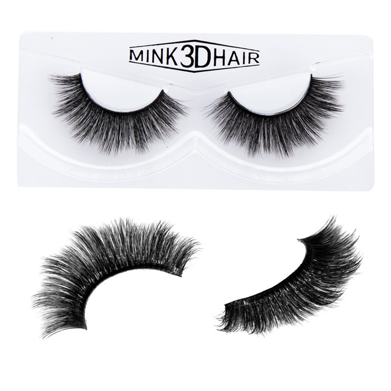 3D False Eyelashes for Dramatic, Curled Eye Volume