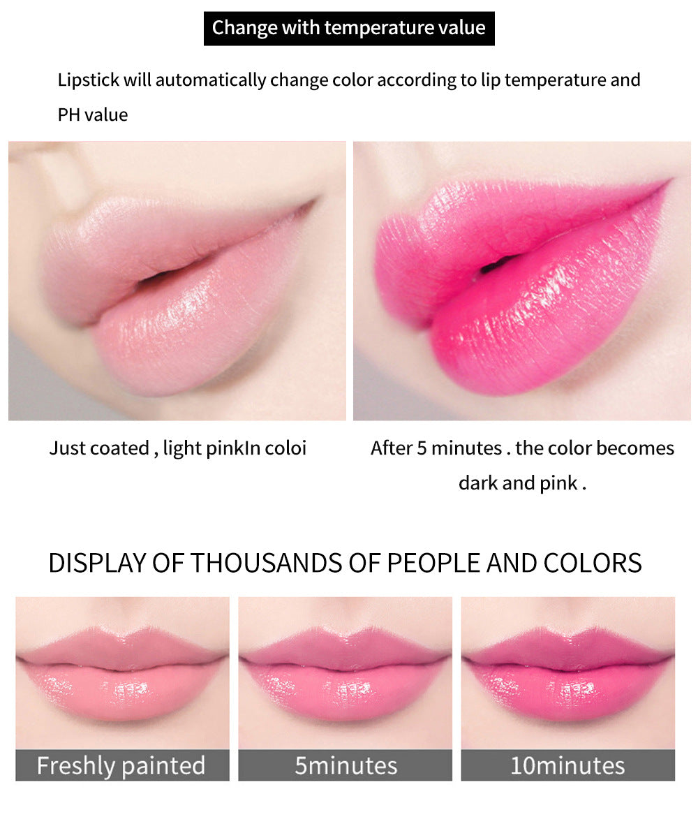 Color-Changing Lipstick for Moisturized, Lasting Color