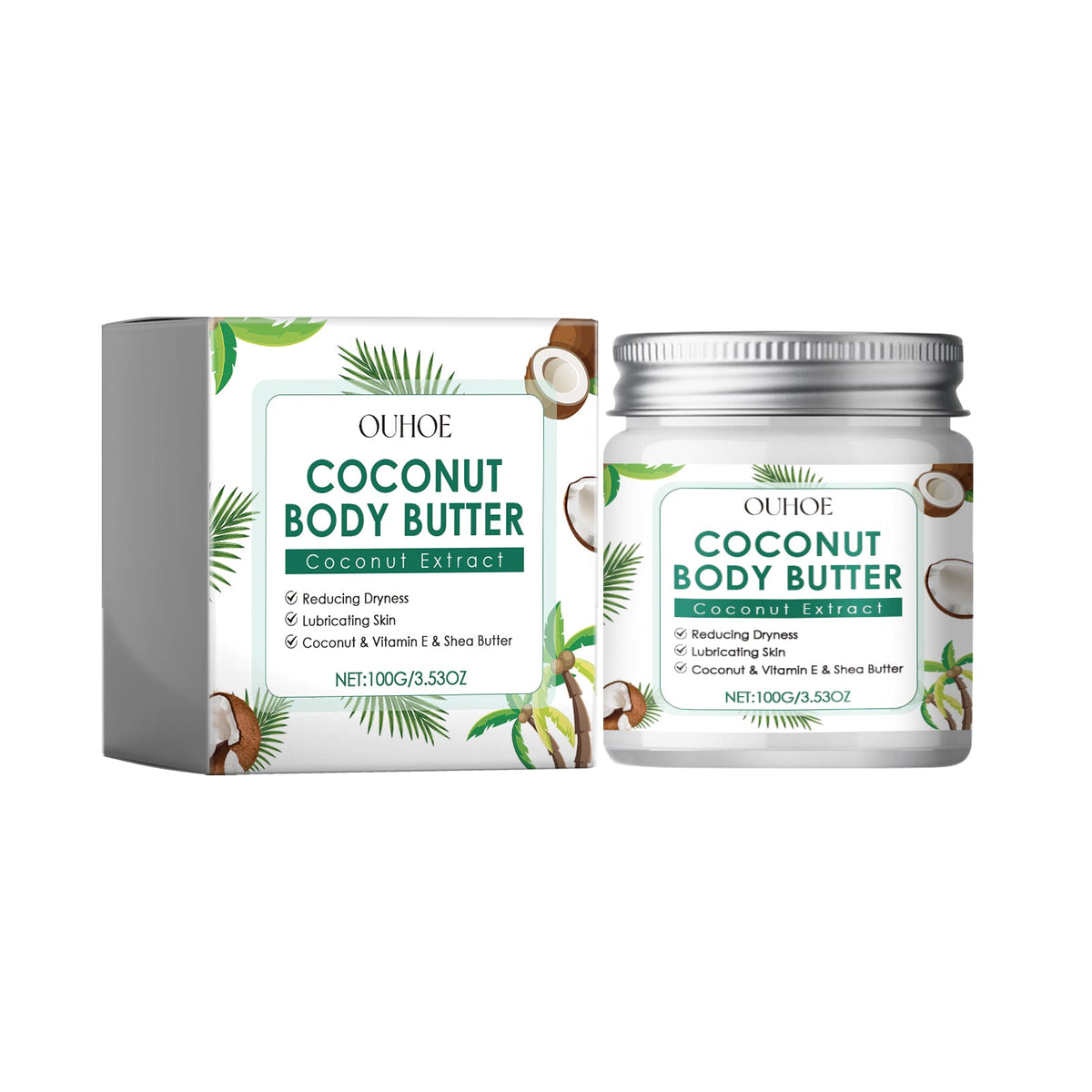 Body Butter Cream with Shea Butter and Vitamin E